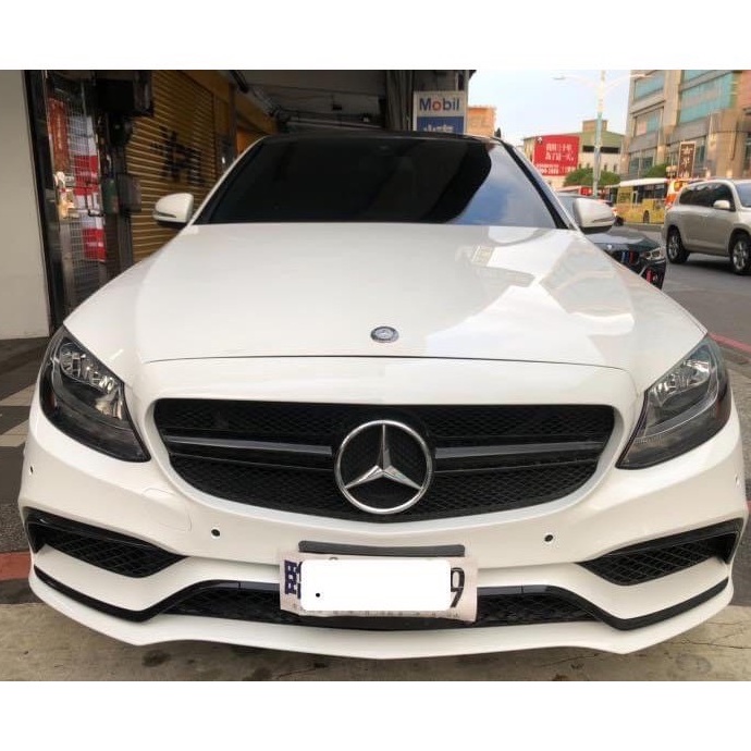 賓士 Benz W205 S205 C63款水箱護罩 C250水箱罩 C300中網 C43水箱罩 C63水箱罩