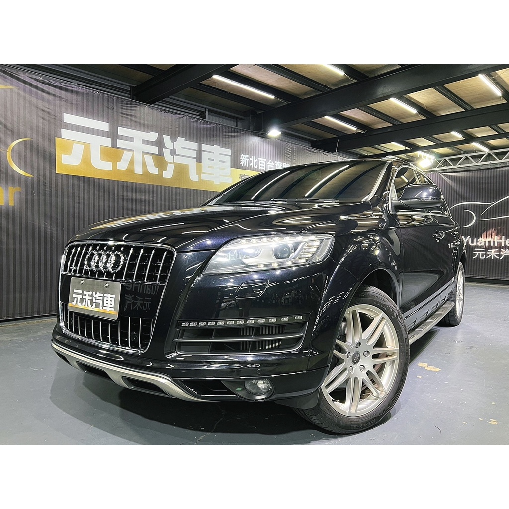 正2014年出廠 Audi Q7 35 TDI quattro High 3.0 柴油 金屬黑 售價都在內文裡呦!!