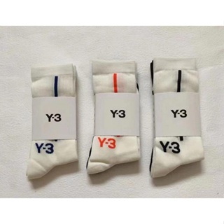 adidas/ Y-3 山本耀司 LOGO聯名 混色 單色短襪 潮襪 三葉草 棉襪 踝襪 長襪 三葉草 愛迪達Y3