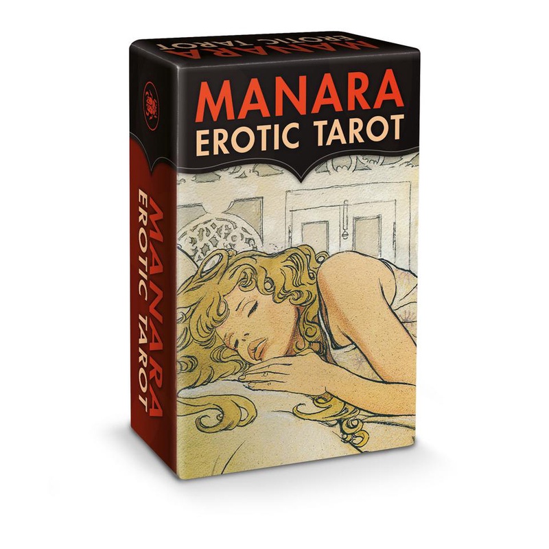 迷你版情色塔羅牌,贈中文翻譯｜Manara Erotic Tarot Mini【左西】