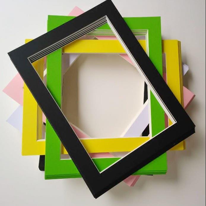 新鮮貨 100張紙框空框裱兒童畫掛牆專用畫框4開8開a3a4卡紙簡易相框