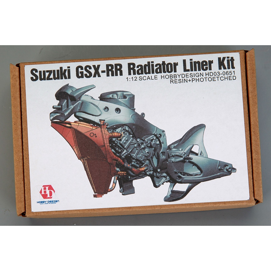 【傑作坊】Hobby Design HD03-0651 1/12 Suzuki GXX-RR 冷卻系統細節改套