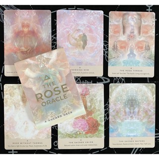 「寶時玄境」玫瑰神諭卡 贈中文翻譯 The Rose Oracle 英文訂製卡牌 桌遊