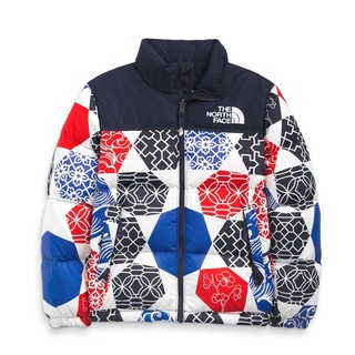 美國[The North Face]PRINTED1996RETRO NUPTSE JACKET/男款RDS鵝絨保暖外套