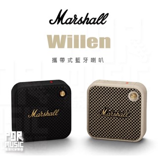 【搖滾玩家樂器】全新公司貨免費｜ Marshall Willen ｜ 藍牙喇叭 便攜式 防水喇叭 喇叭 藍牙5.2