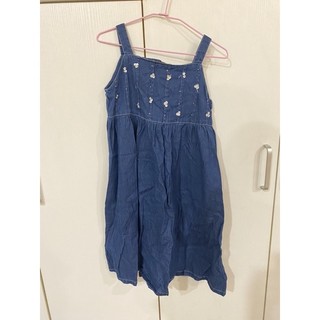 CHABER牛仔無袖女童小洋裝