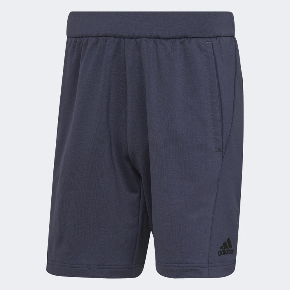 ADIDAS 運動褲 瑜珈褲 短褲 國際版 YOGA SHORT 男 HJ9902 深藍