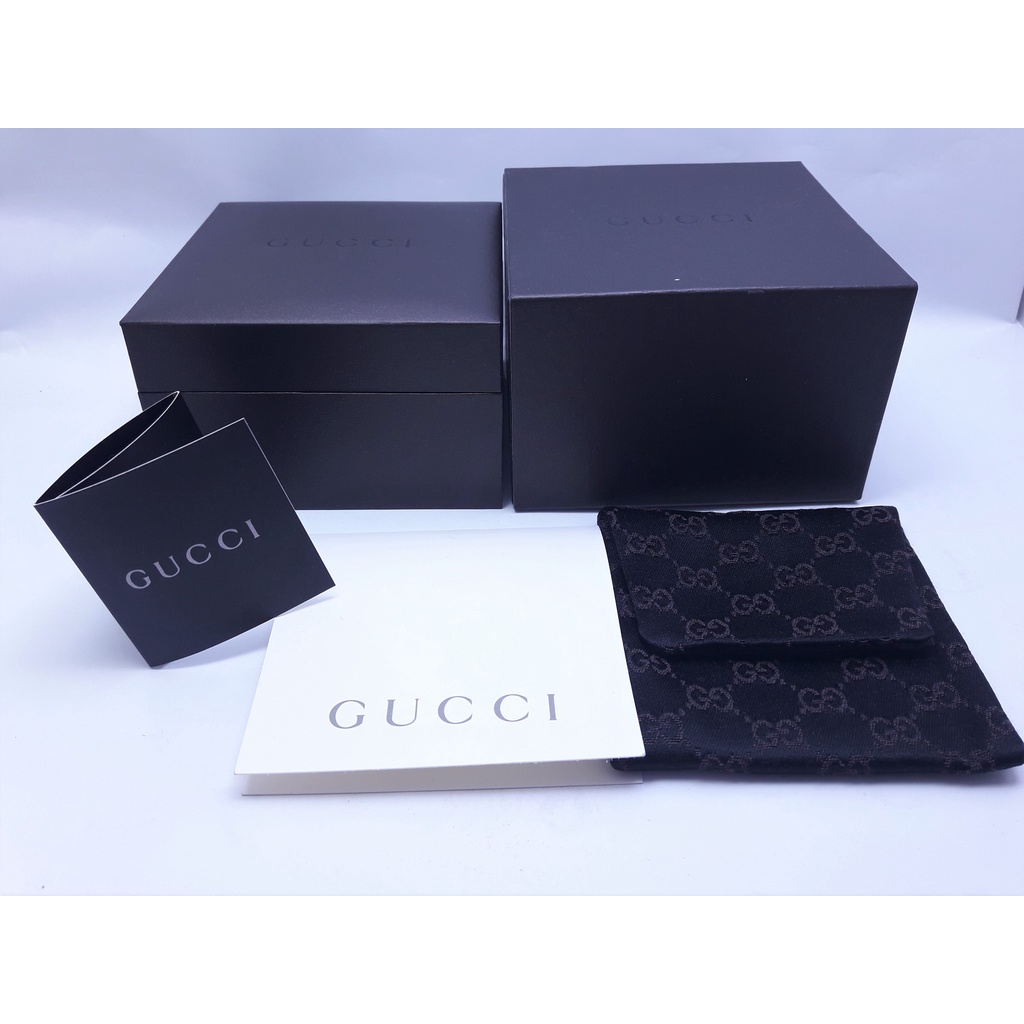 【GUCCI 古馳】 飾品盒/ 首飾盒 /耳環盒 /戒指/項鍊盒+絨布帶