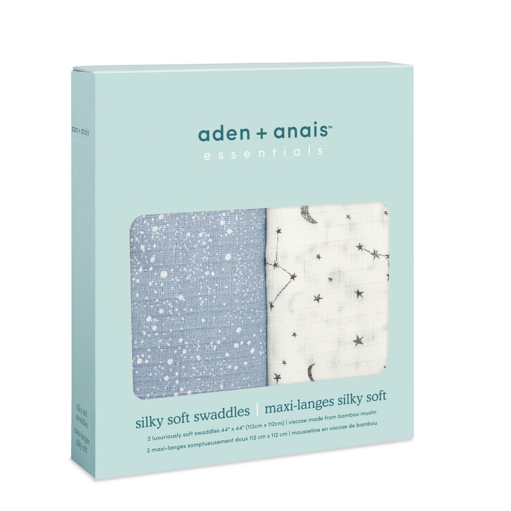 Aden & Anais 竹纖維多功能包巾2入／浩瀚宇宙 (ADESWS20002) 1008元