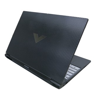 【Ezstick】HP Victus Gaming 15-fb 15-fb0019AX 黑色卡夢紋機身貼