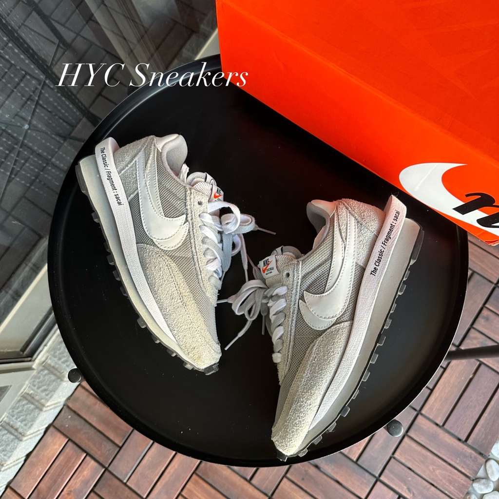 [HYC] NIKE LD WAFFLE FRAGMENT DESIGN X SACAI GREY 藤原浩灰白 24CM