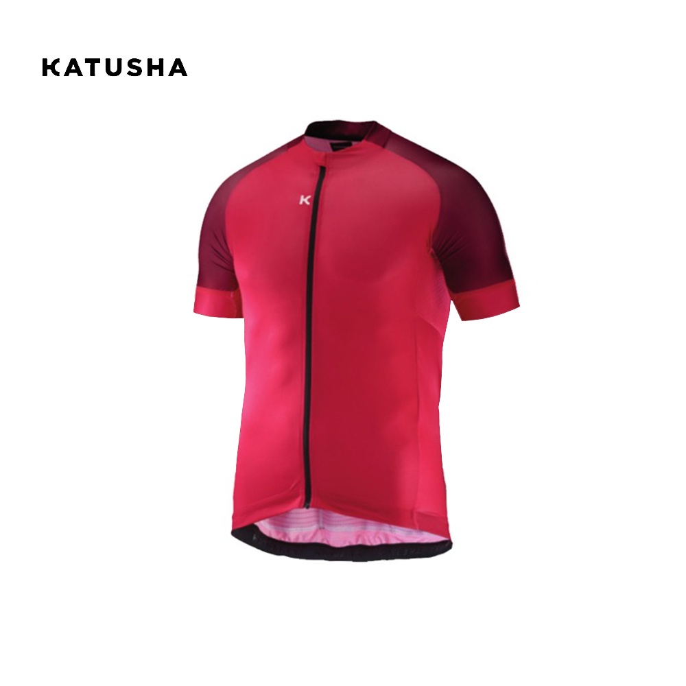 KATUSHA  ICON 耐力系列 春夏短袖車衣-酒紅色