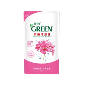 【Green綠的】天竺葵精油抗菌沐浴乳補充包(700ml)=58元(製2022/12)