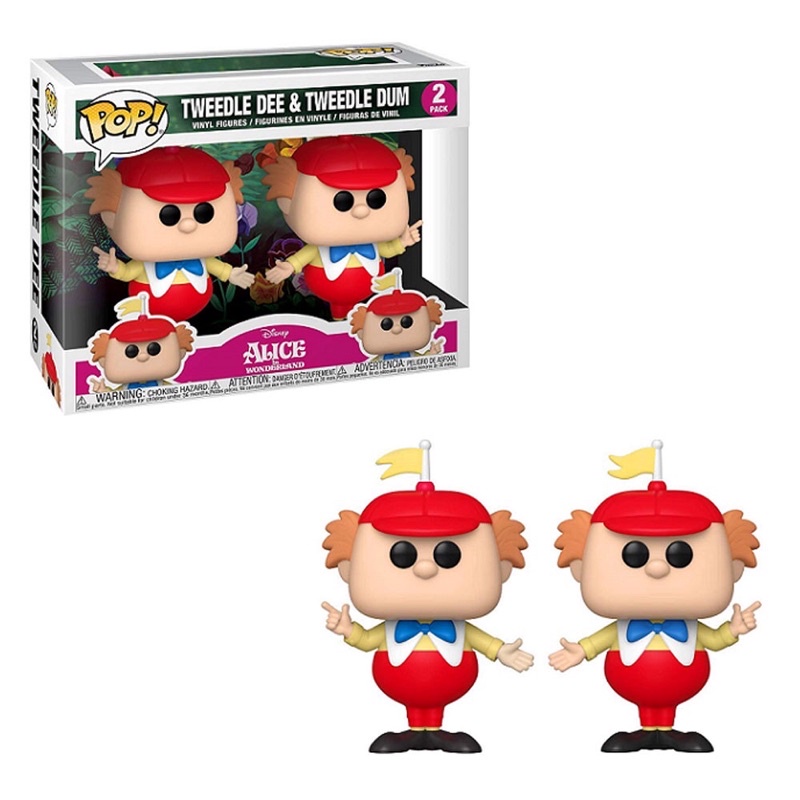 Funko POP 迪士尼 愛麗絲夢遊仙境 70週年 2PK 半斤&八兩 2入組
