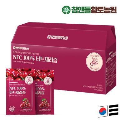 [HT農場] 韓國 타트체리 NFC 100% 酸櫻桃汁 70ml 土耳其酸櫻桃汁