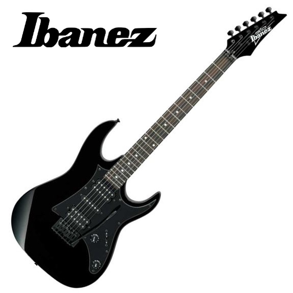 名冠樂器 Ibanez GRX55B-BKN 小搖座 電吉他 黑