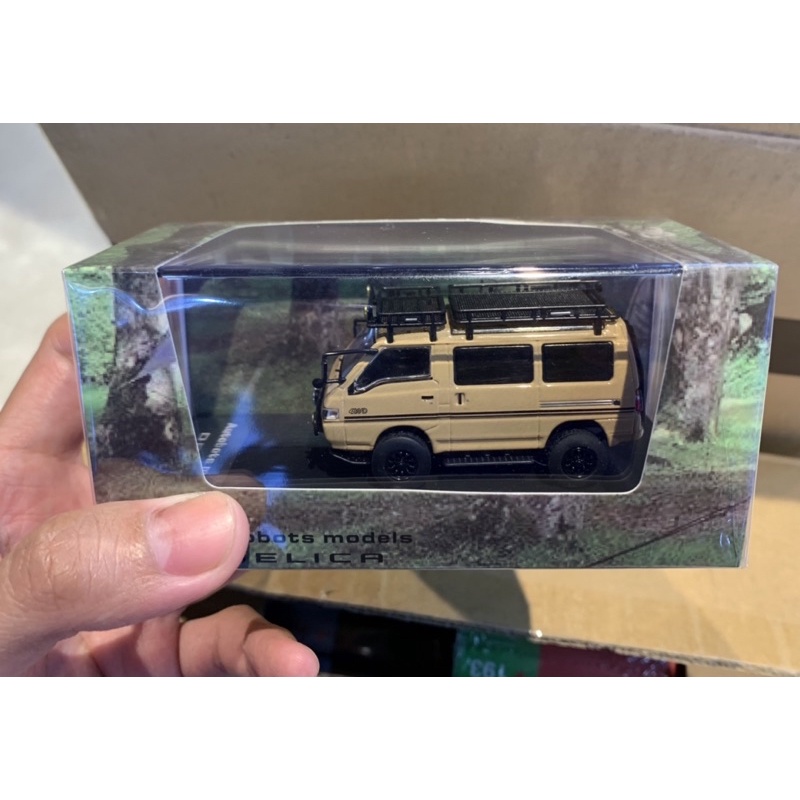 Autobots 1/64 模型車 Mitsubishi Delica 得利卡 露營車 越野車 棕色‘’最後一台‘’