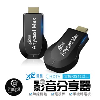 MAX 瑞昱晶片【保固一年】電視棒 HDTV Anycast 同屏器 手機分享器 手機轉電視 無線投影電視棒