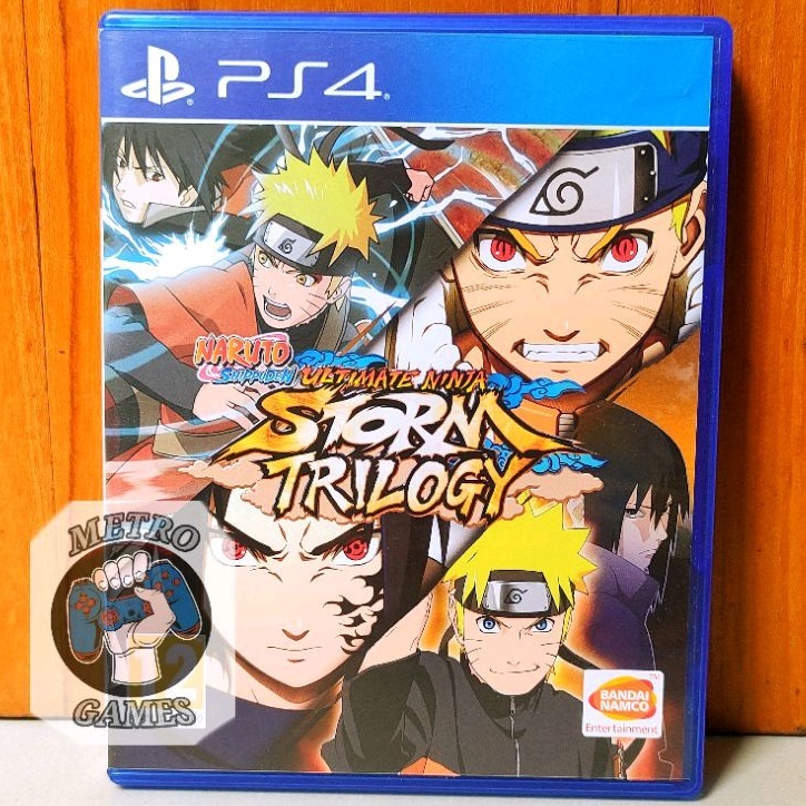 火影忍者三部曲ps4卡帶火影忍者終極忍者風暴三部曲ps4 Playstation ps4 5 CD BD遊戲遊戲火影忍者