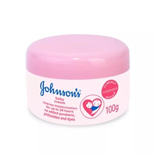 【Johnson's 嬌生】嬰兒滋潤面霜-牛奶蛋白(100g)