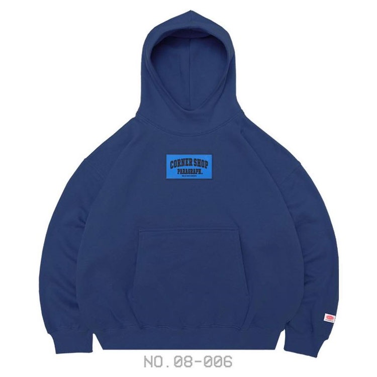 【PARAGRAPH】S8 NO.06 BLUE BOX LOGO HOODIE 重磅 帽T (深藍色) 化學原宿 蝦皮購物