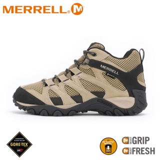 【MERRELL 美國 男 ALVERSTONE MID GORE-TEX中筒登山鞋《奶茶棕》】ML135445/越野鞋
