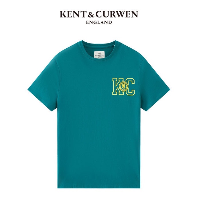 KENT&amp;CURWEN/肯迪文KC男式夏季新品字母印花休閒T恤男K4570EI181