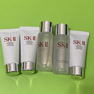 SKII-1。青春露30ml / 2。化妝水30ml / 3。青春露10ml / 4。活膚潔面乳20g