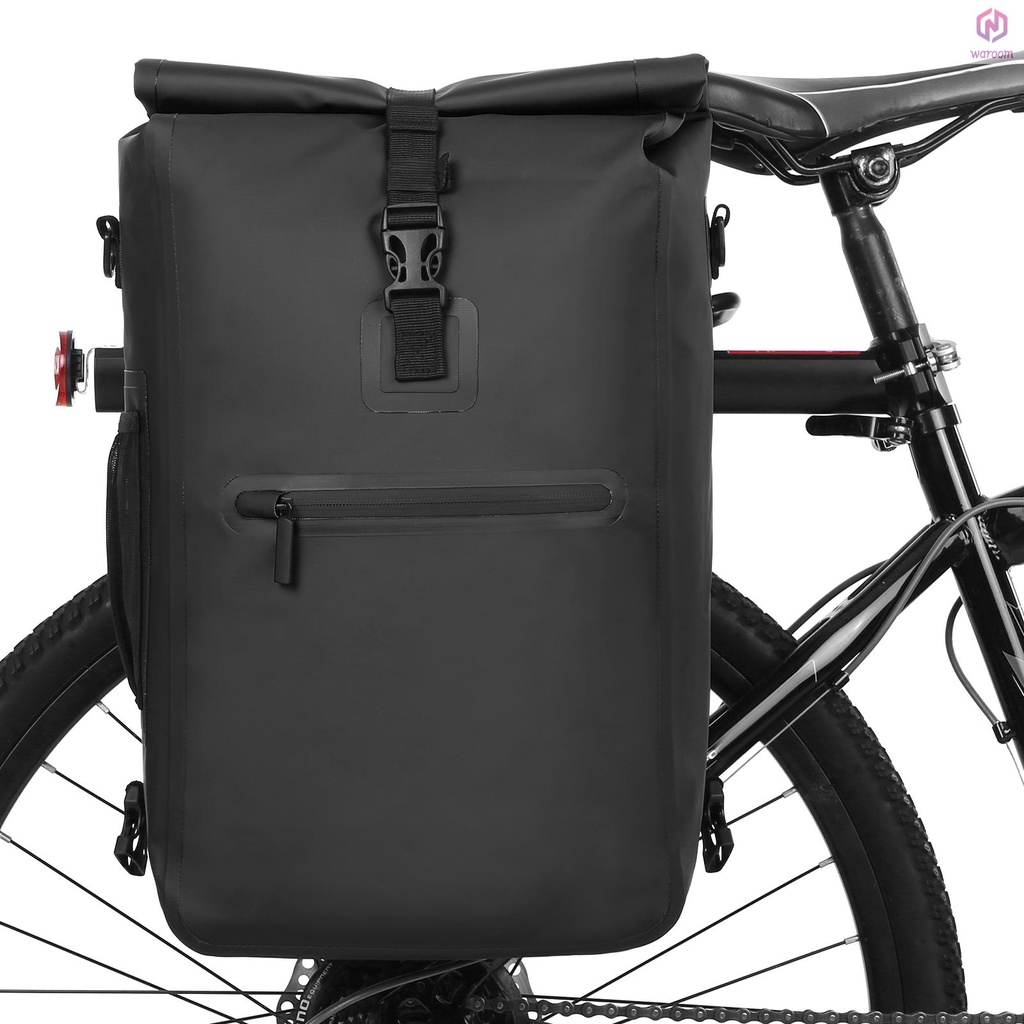 三合一防水自行車 Panannier 自行車後架包背包單肩包戶外騎行通勤包, 帶筆記本電腦隔層 [A] [新]