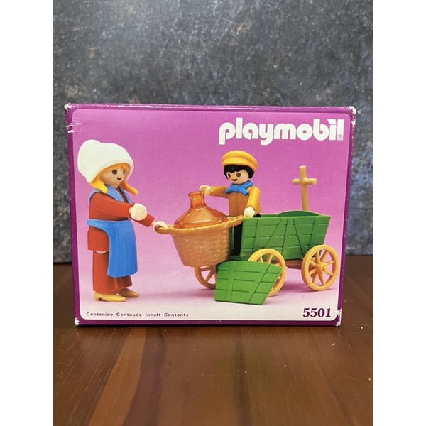 Playmobil摩比5501全新絕版維多利亞女僕與小朋友推車老摩