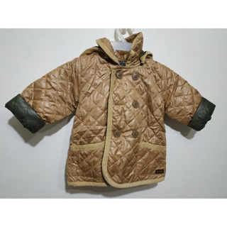(全新）日本 BLUEU AZUR 兒童保暖防風防潑水羽絨連帽外套