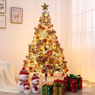 聖誕樹 聖誕裝飾樹 聖誕樹傢用1.5米套餐加密1.8234套裝diy大型韓式聖誕節裝飾品髮光9.23 Q7TU