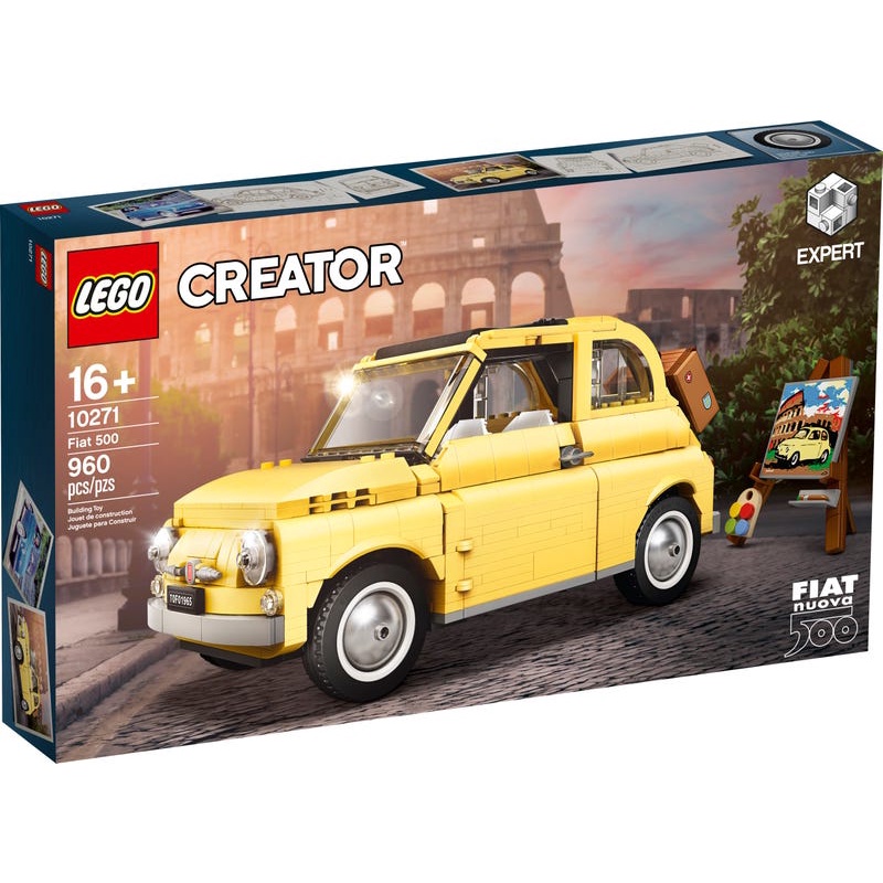 LEGO 樂高 創意系列 10271 飛雅特 Fiat 500 9成9新  只拆外盒，內包裝都未拆。