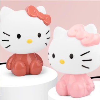 【台灣熱賣】🚩創意hello kitty 嬰兒寶寶臥室臺燈 暖光led床頭插電柔光餵奶小夜燈 FRDE