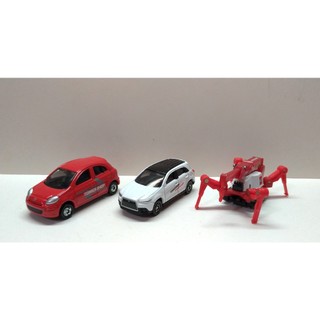 TOMY 多美 TOMICA SHOP 限定版 日產 Nissan March 三菱 RVR 加 前田製作所拖吊車 3台