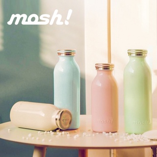 日本mosh復古牛奶保溫杯素色木紋色280ml/350ml/450ml