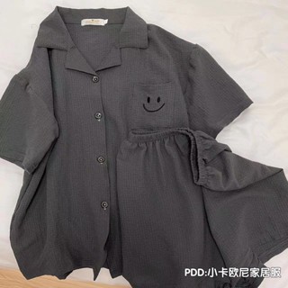🔆小甜甜日系美衣 甜美家居服睡衣女夏天新款純棉短袖褲ins韓版簡約學生宿舍可外穿家居服套裝