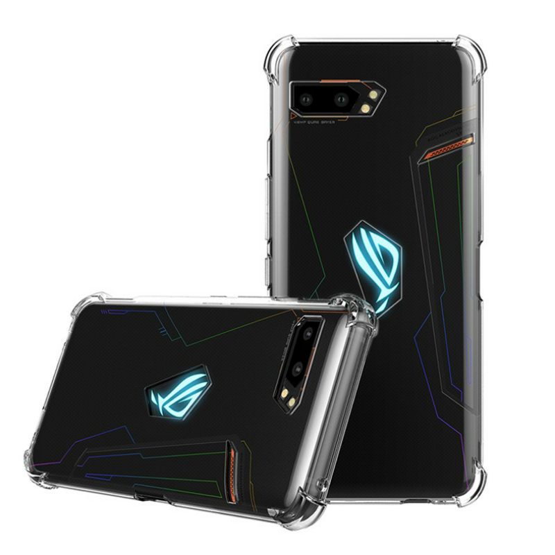 【全新上市】 四角加厚透明軟殼 華碩 ROG Phone 2 3 5 6 防摔防撞防滑手機殼鏡頭保護殼矽膠套&lt;臺灣出貨&gt;