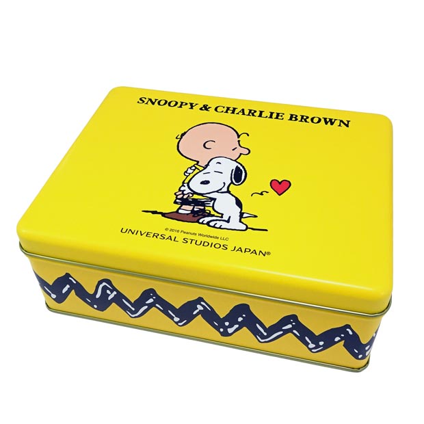 現貨 日本環球史努比印花餅乾 造型鐵盒餅乾 24入 收納鐵盒 收藏