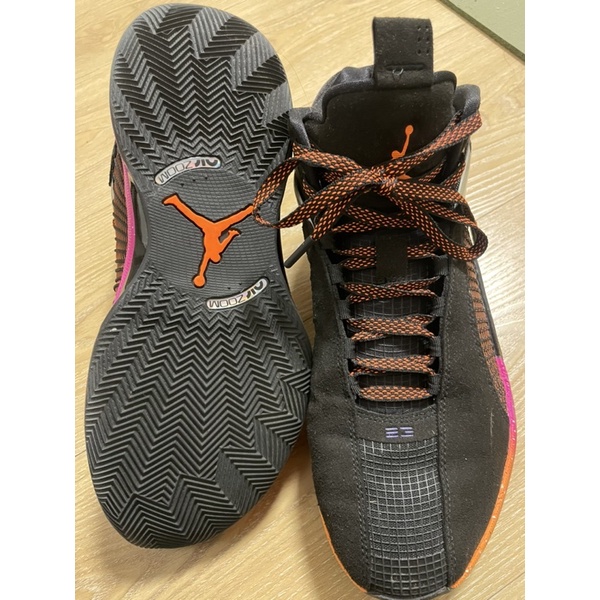 Nike Air Jordan 35 "Sunset" 黑橙限定色 日落 籃球鞋