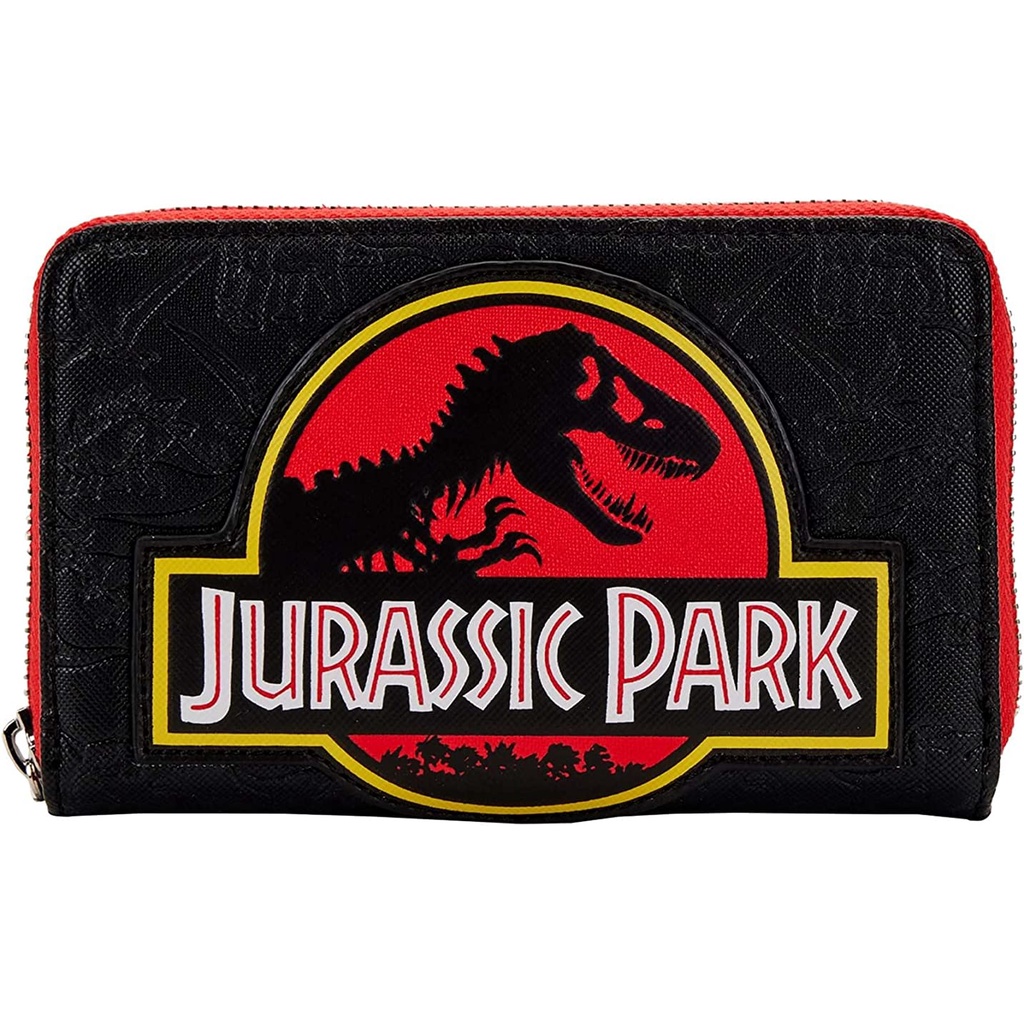《哈比嚴選》🇺🇸Loungefly 正品 Jurassic Park 侏羅紀公園 logo 恐龍短夾/錢包