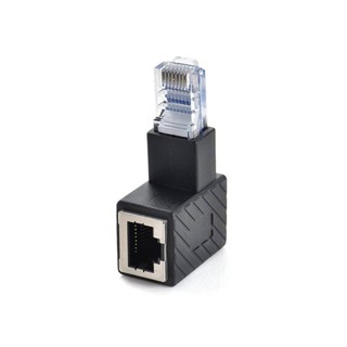 William的轉角商店 智慧電視 網路 配件 彎頭RJ45公轉母網線90度轉接頭rj45網線公對母網路訊號延長水晶頭
