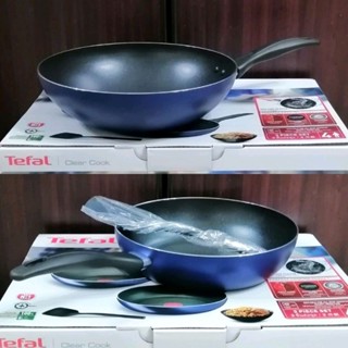 【Tefal 特福】全新鈦升級 極巧系列不沾鍋 28cm炒鍋 26cm深平底鍋