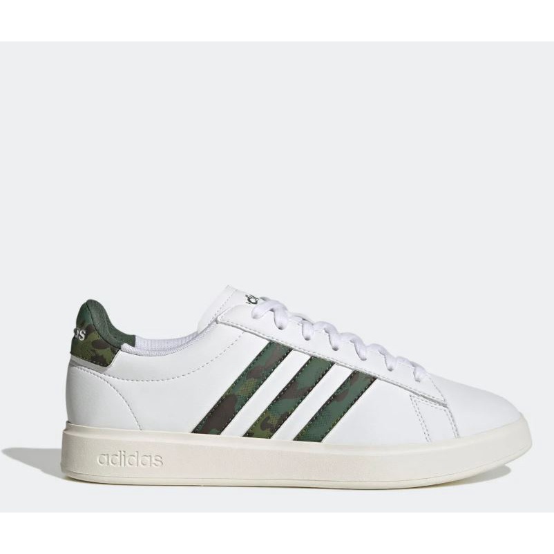 ADIDAS GRAND COURT 2.0 男白黑休閒運動鞋 KAORACER GW7170