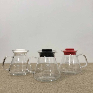 臺玻耐熱玻璃壺 360ml/ 600ml 臺灣製造 咖啡壺 分享壺 茶壺 玻璃把『歐力咖啡』