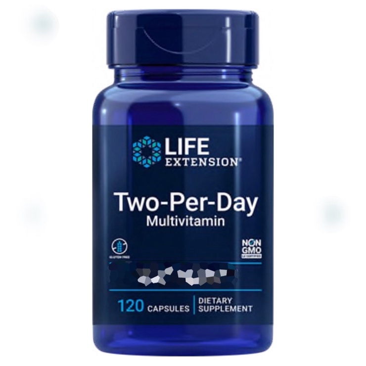 Life Extension Two-Per-Day綜合維生素礦物質 120顆膠囊 代購服務