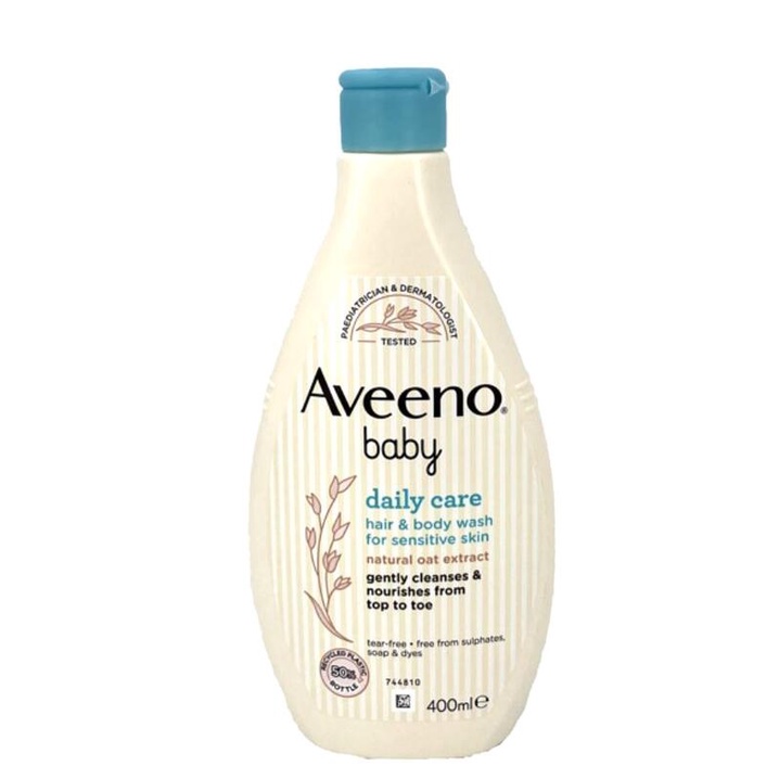 Aveeno 兒童 2in1 沐浴乳 洗髮精 400ml - 敏感肌適用 英國版 嬰兒沐浴乳 寶寶沐浴乳
