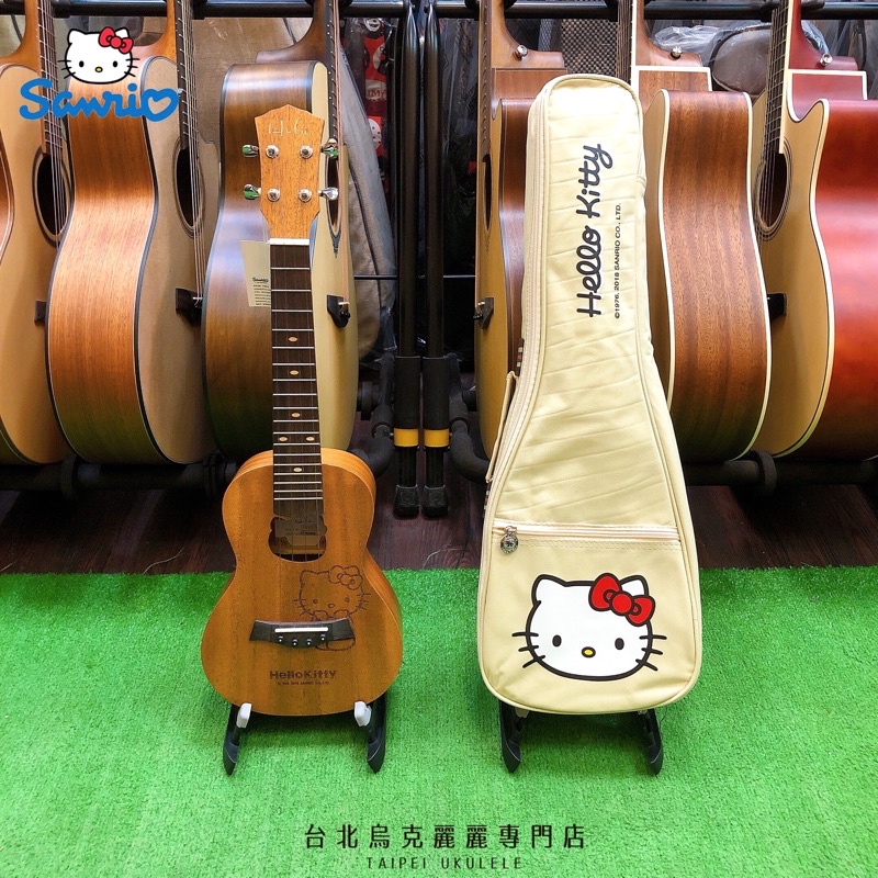【台北原聲吉他/烏克專門店】Hula Sanrio 凱蒂貓 Kitty K-HB 23吋 桃花心木 烏克麗麗 正版限量