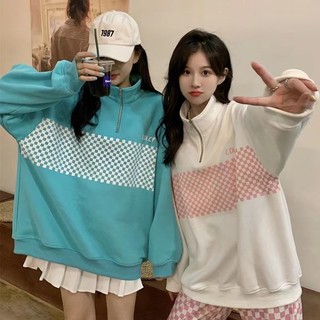 ifashion』華夫格 polo衫 長袖t恤女 小眾設計感 學生 學院風 翻領上衣 oversize 女生衣服