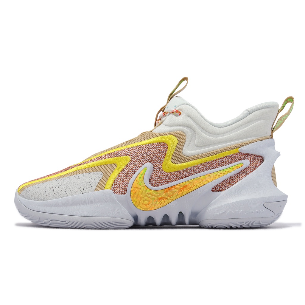 Nike 籃球鞋 Cosmic Unity 2 EP 白 黃 再生材料 環保 男鞋 【ACS】 DH1536-101